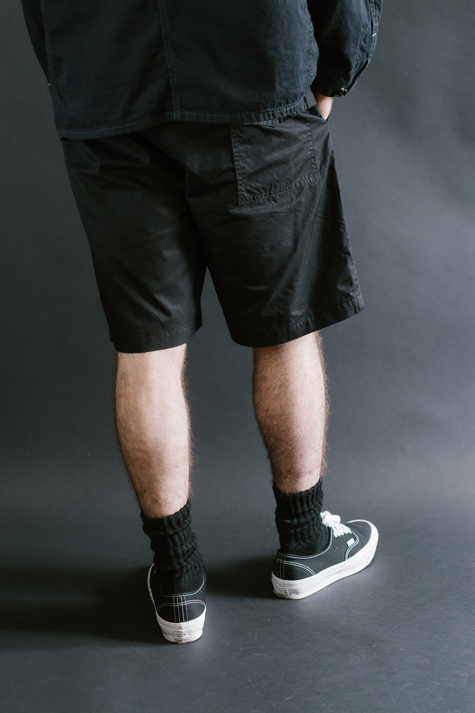 3322S-MP4 - Town & Country Shorts Medium Weight Poplin - Black