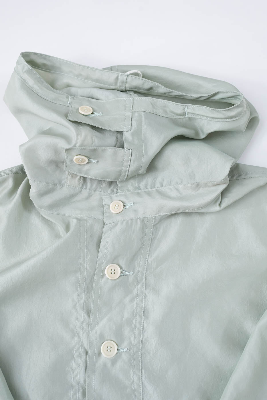 3127-MTG - Town & Country Parka Metallic Taffeta - Green
