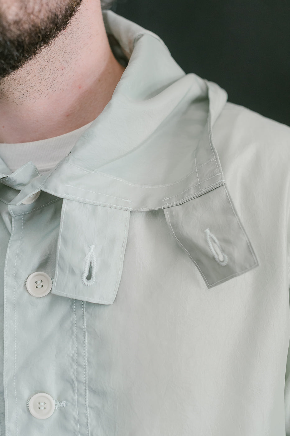 3127-MTG - Town & Country Parka Metallic Taffeta - Green