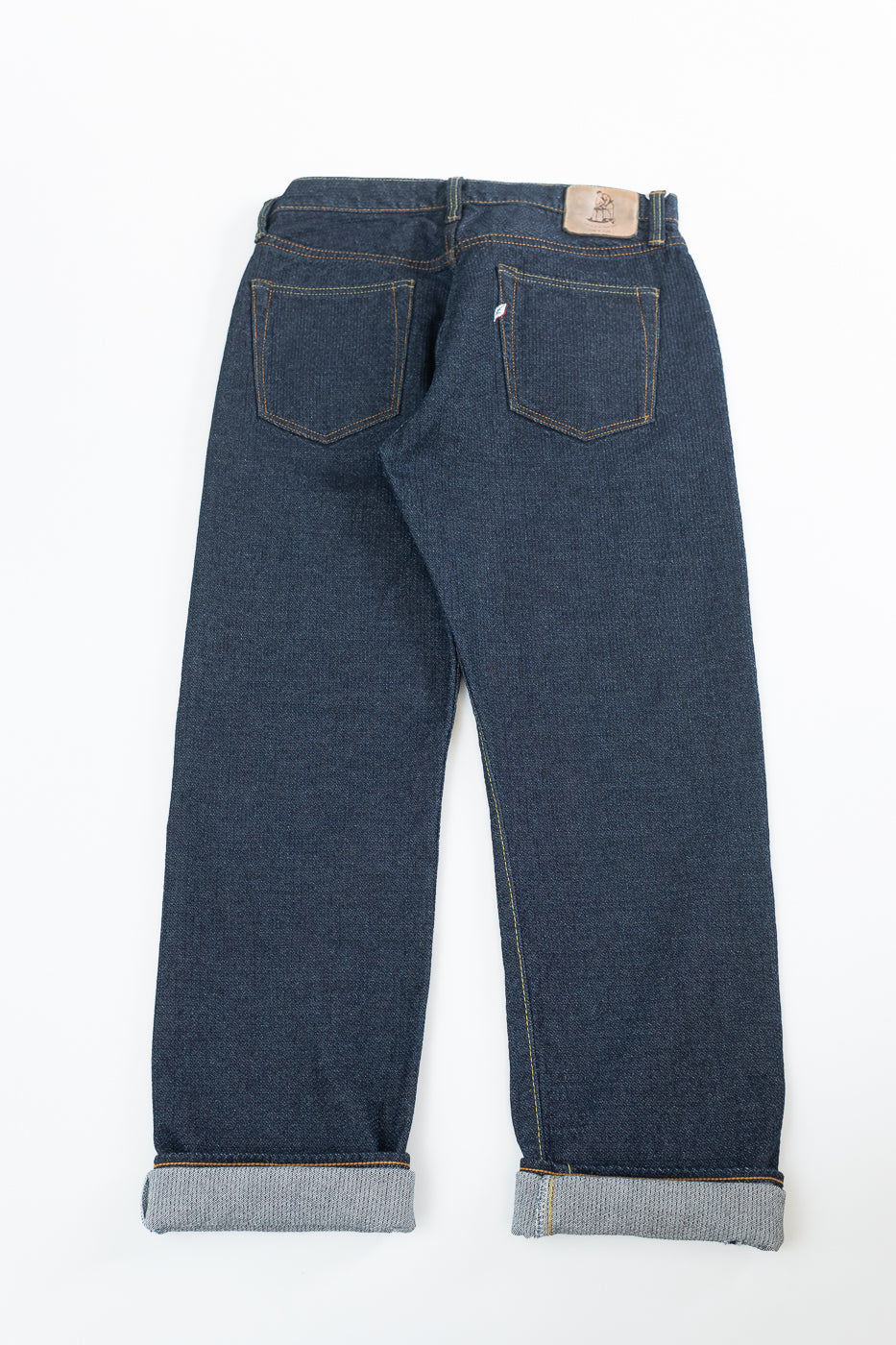 1170-1-ID - Sashiko Denim Loose Fit - Indigo x Natural