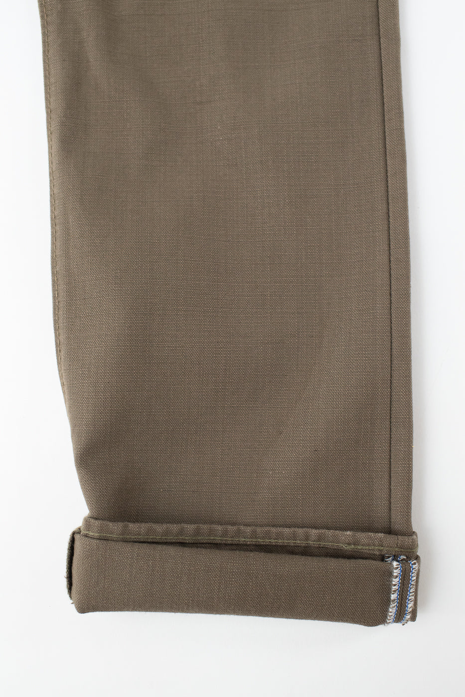1176-OLV - 13.5oz Heavy Duck Cloth Olive - Regular Straight