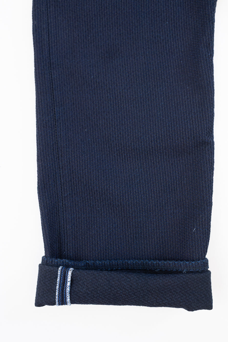 1178-ID - Sashiko Denim Regular Fit - Indigo x Black