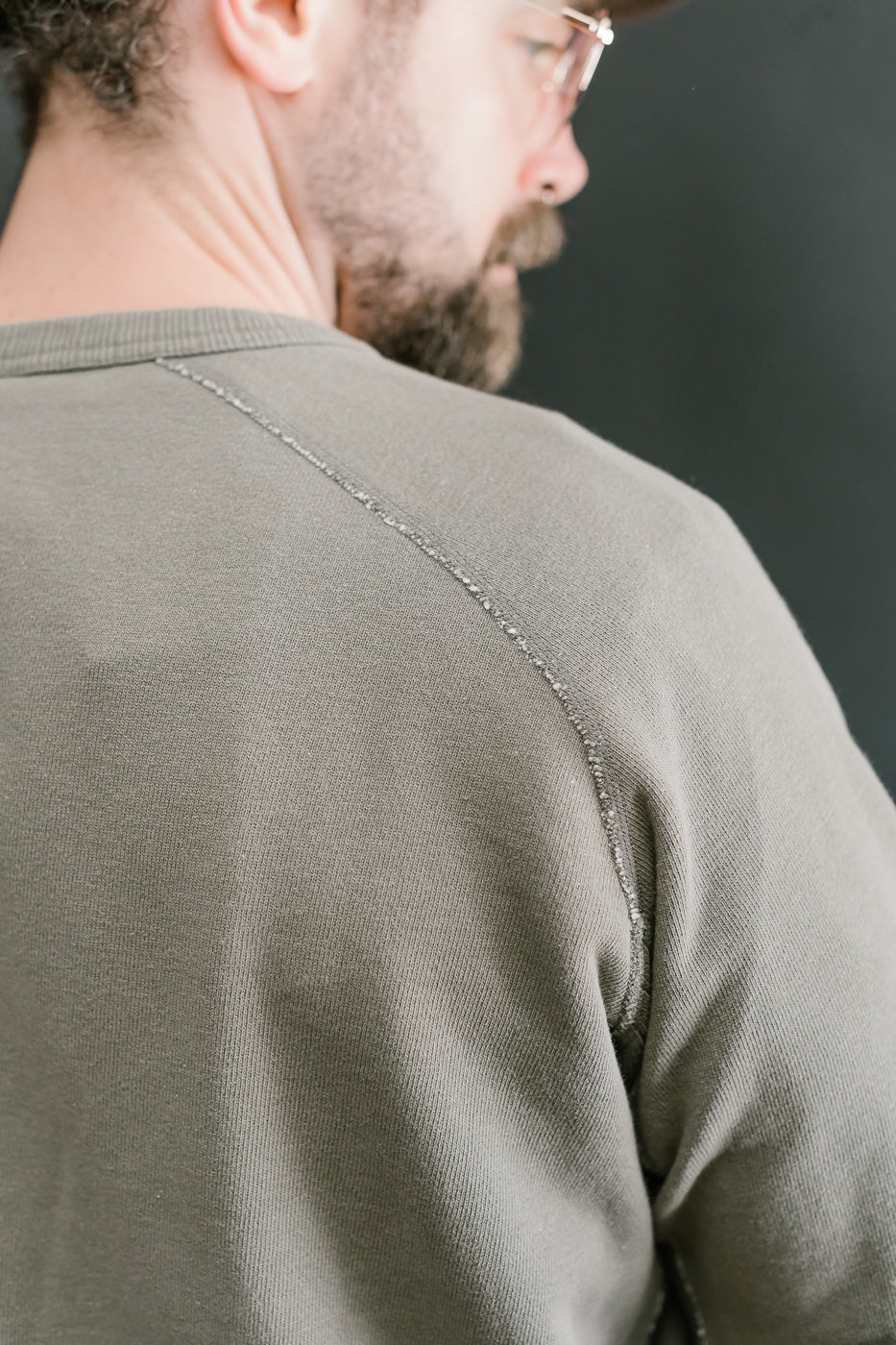 5400-SUMI - Slub Yarn Sweatshirt - Sumi Ink