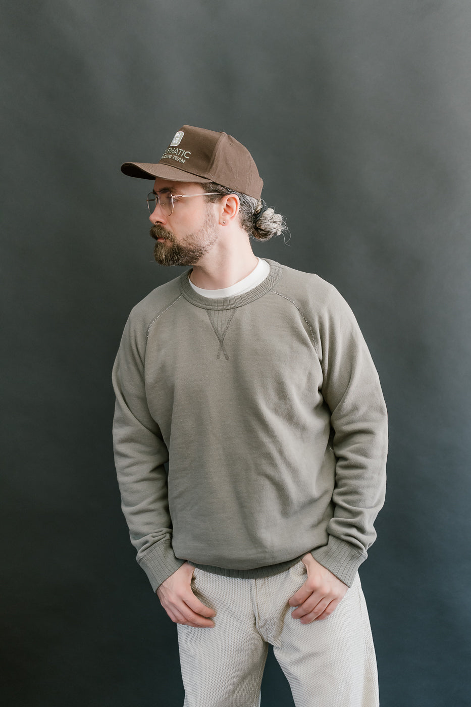 5400-SUMI - Slub Yarn Sweatshirt - Sumi Ink