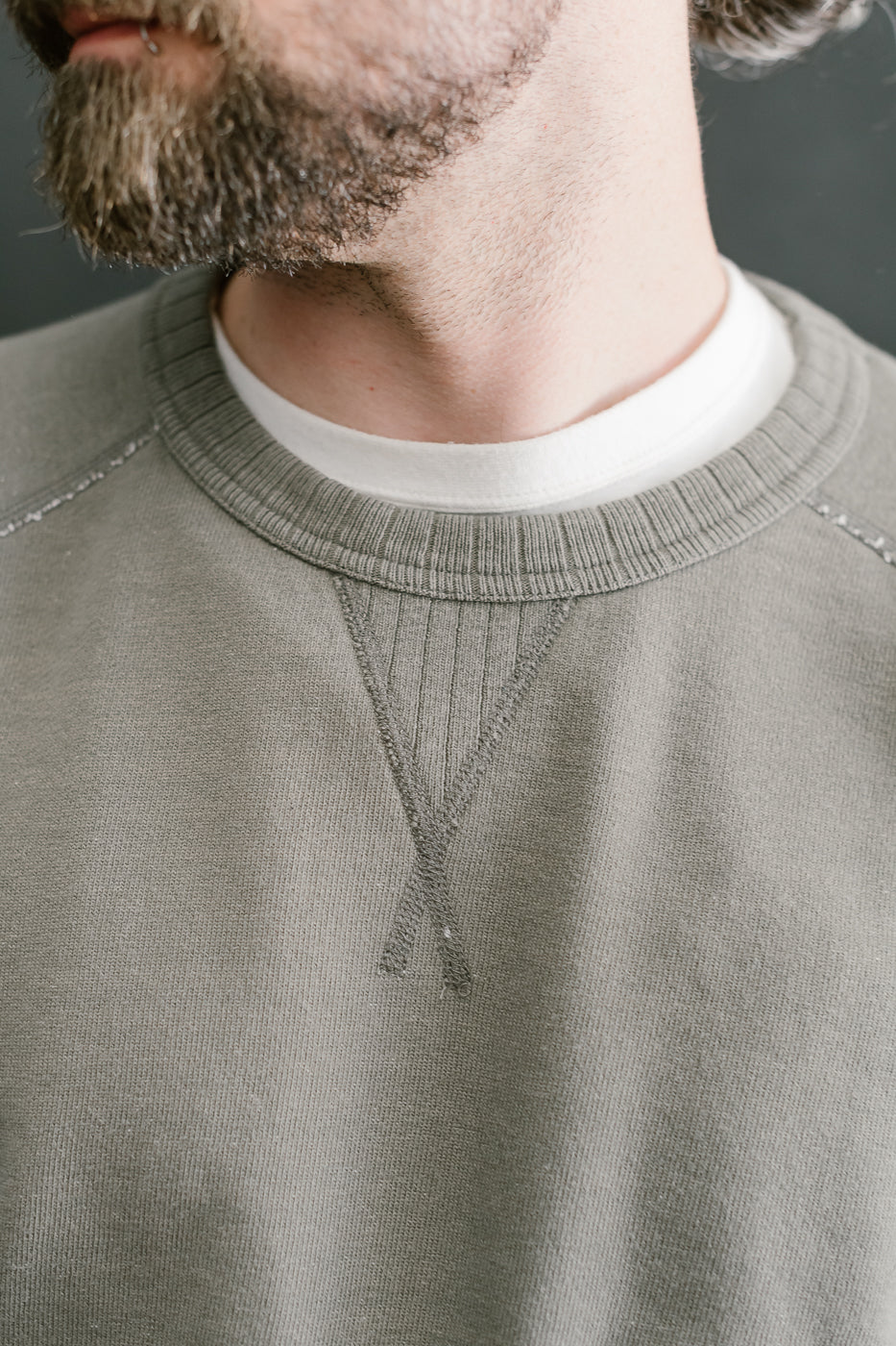 5400-SUMI - Slub Yarn Sweatshirt - Sumi Ink
