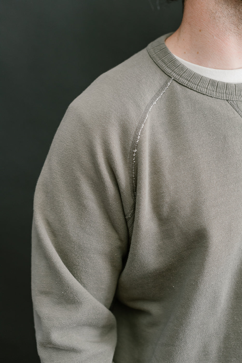 5400-SUMI - Slub Yarn Sweatshirt - Sumi Ink