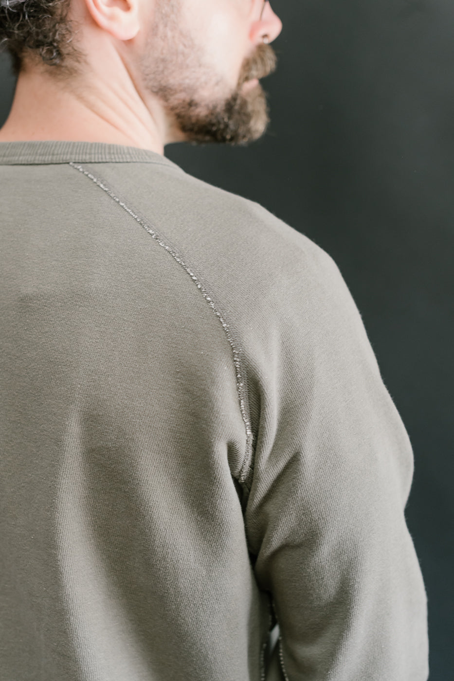 5400-SUMI - Slub Yarn Sweatshirt - Sumi Ink