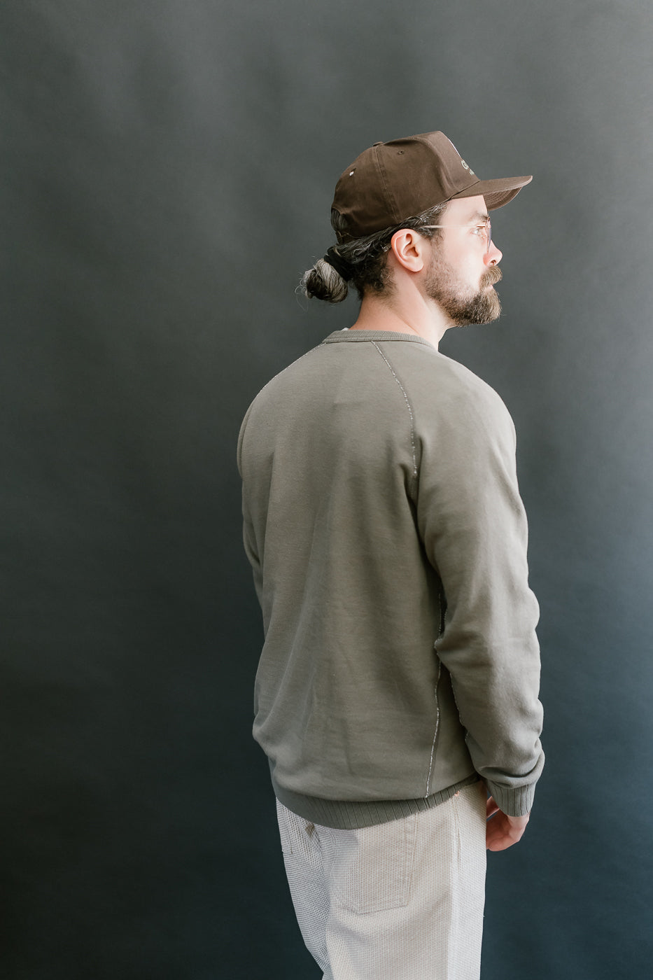 5400-SUMI - Slub Yarn Sweatshirt - Sumi Ink