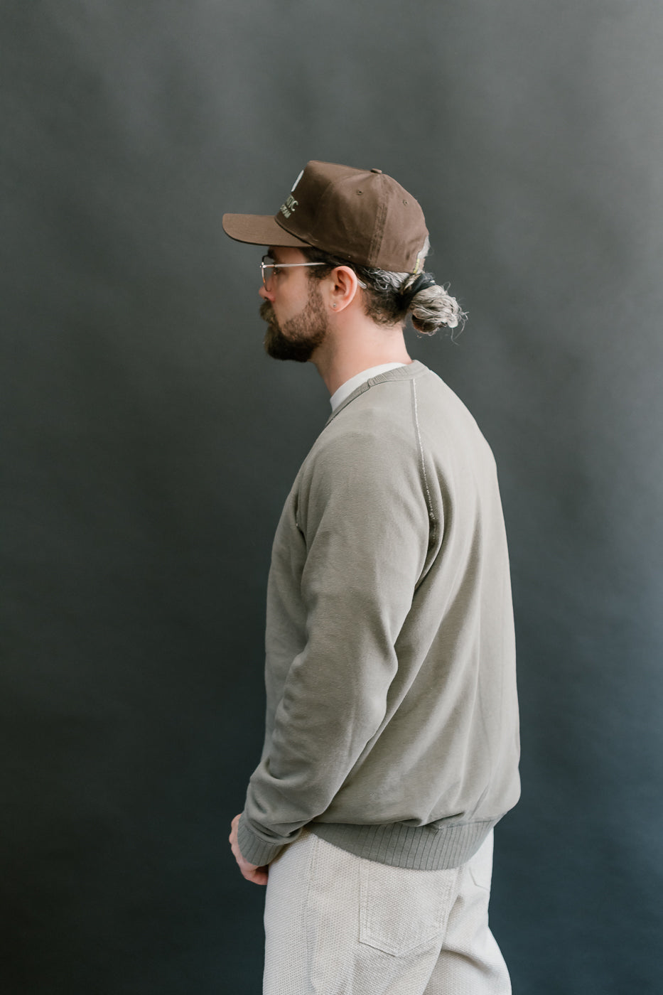 5400-SUMI - Slub Yarn Sweatshirt - Sumi Ink