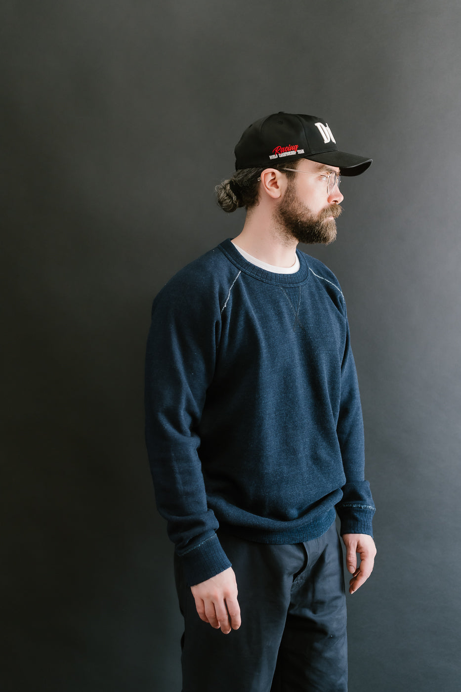 5409-1 - Yarn Dyed Sweatshirt - Indigo