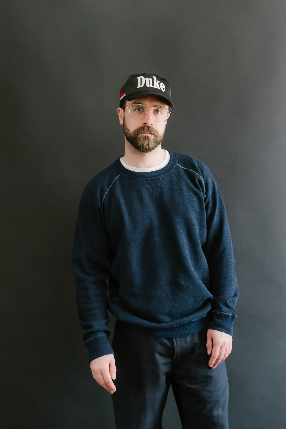 5409-1 - Yarn Dyed Sweatshirt - Indigo