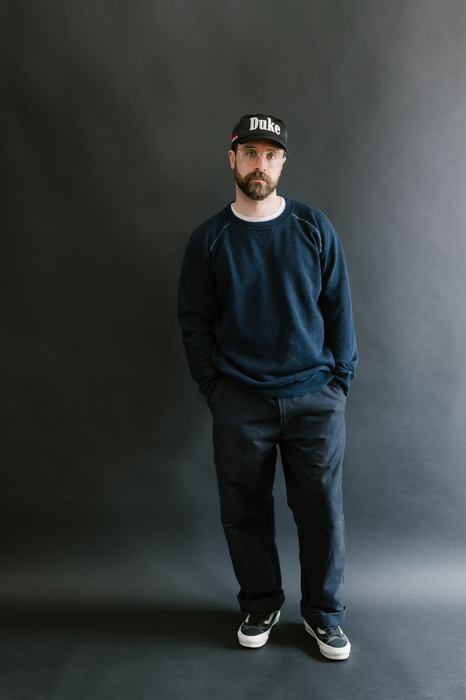 5409-1 - Yarn Dyed Sweatshirt - Indigo