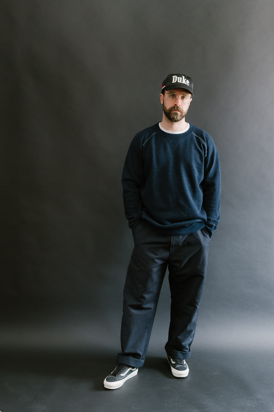 5409-1 - Yarn Dyed Sweatshirt - Indigo