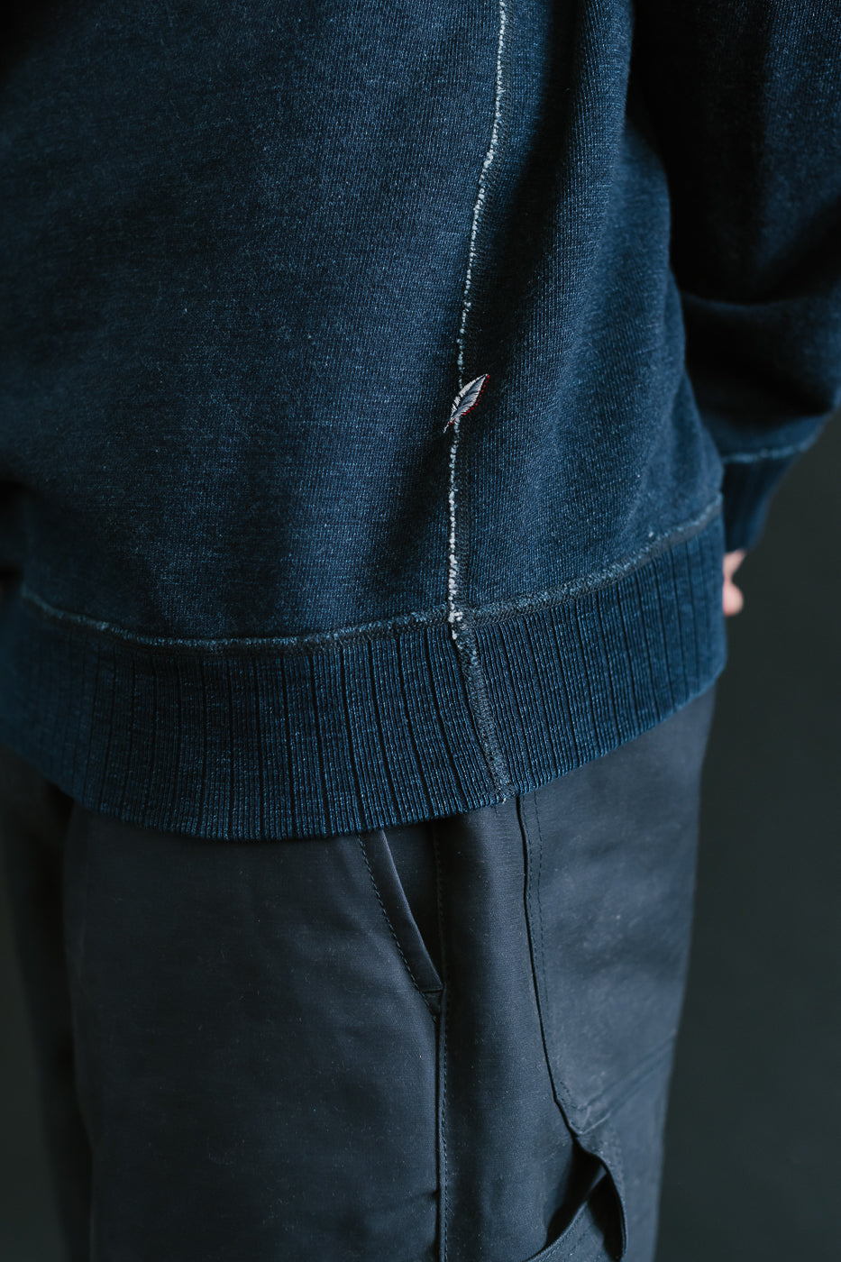 5409-1 - Yarn Dyed Sweatshirt - Indigo