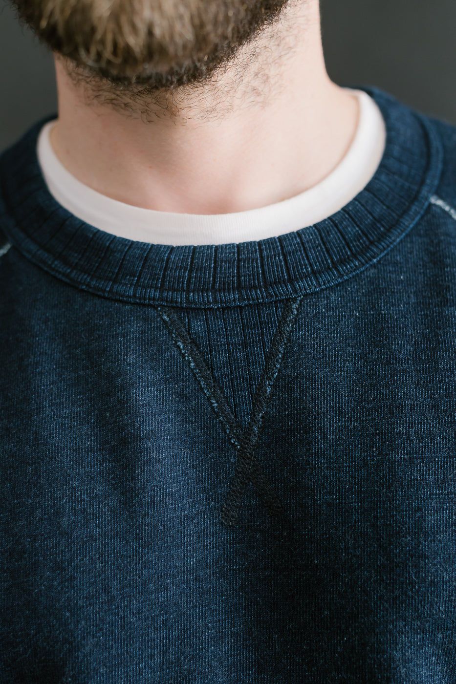 5409-1 - Yarn Dyed Sweatshirt - Indigo