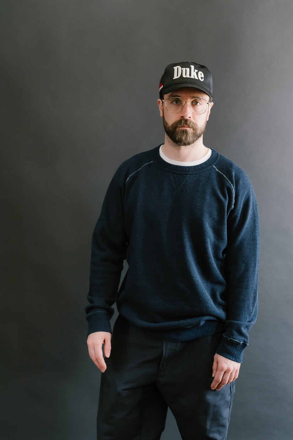 5409-1 - Yarn Dyed Sweatshirt - Indigo
