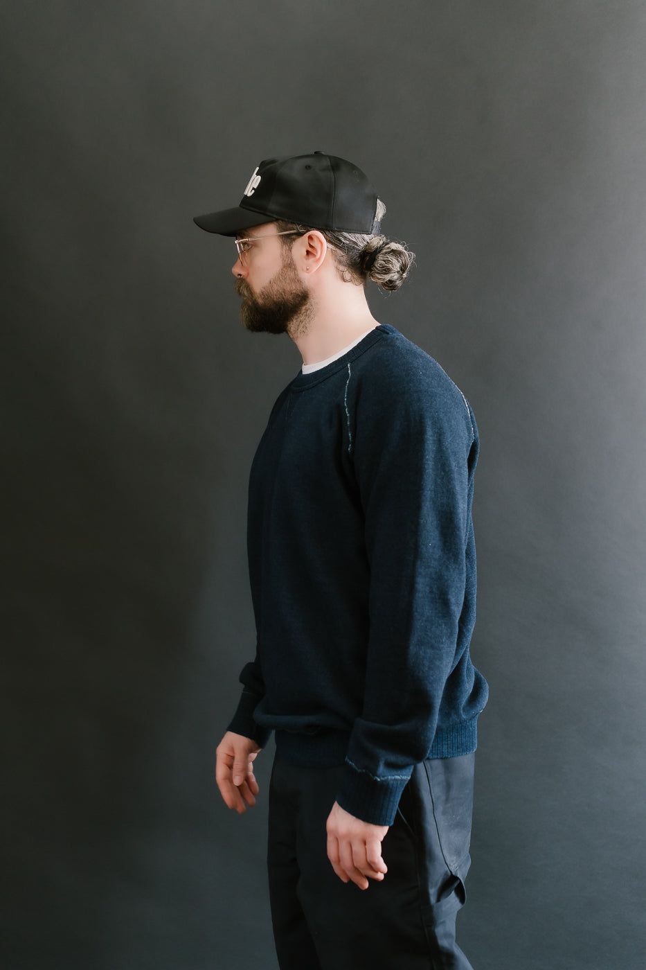 5409-1 - Yarn Dyed Sweatshirt - Indigo