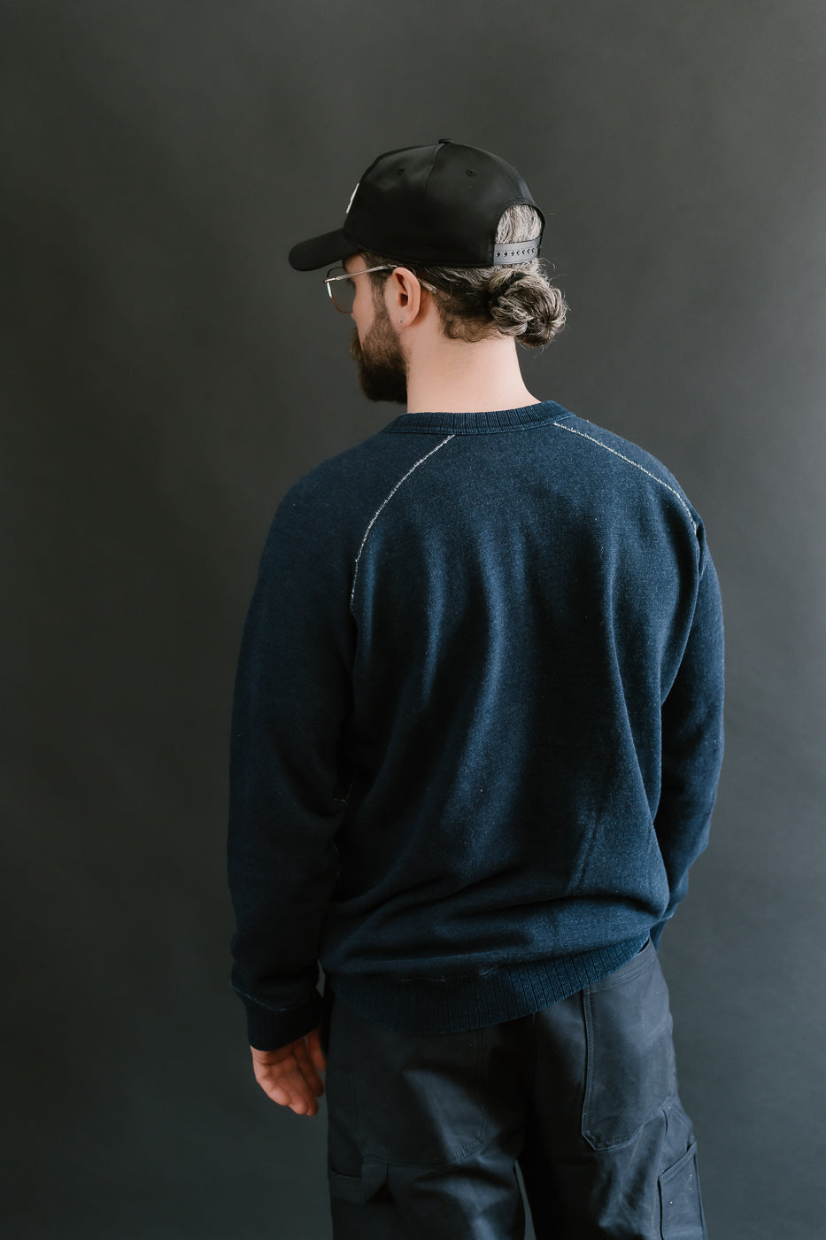 5409-1 - Yarn Dyed Sweatshirt - Indigo