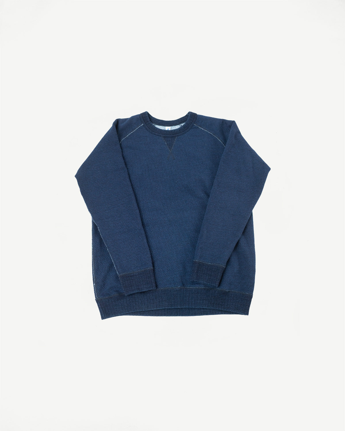 5409-3 - Yarn Dyed Sashiko Sweatshirt - Indigo