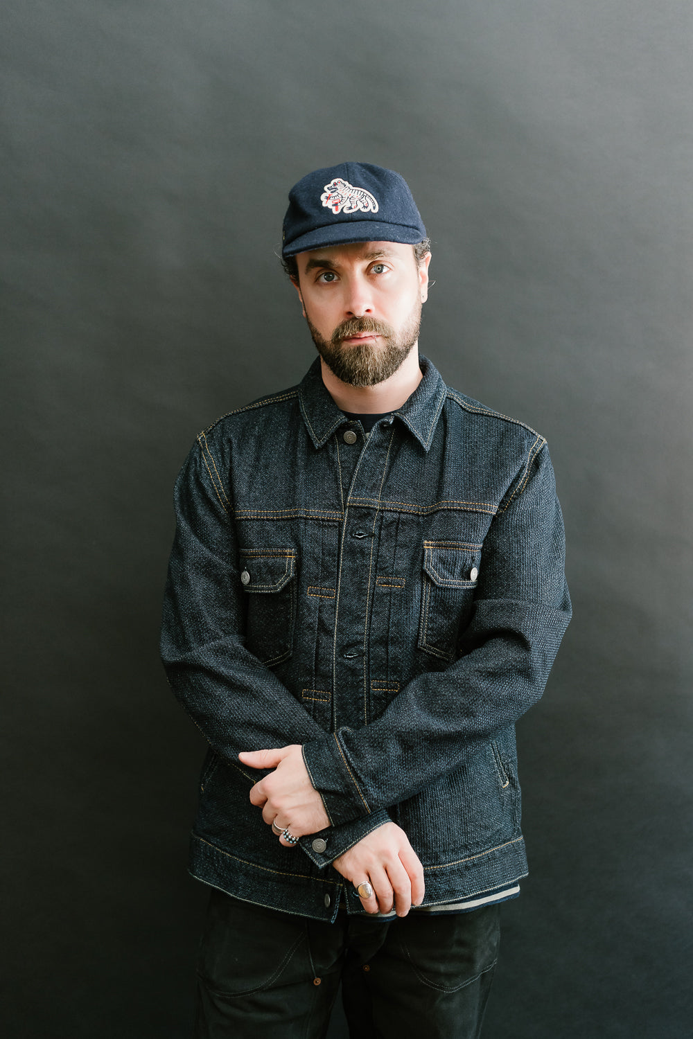 6117-ID - Sashiko Type II Jacket - Indigo