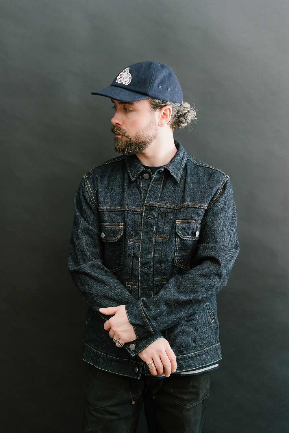 6117-ID - Sashiko Type II Jacket - Indigo