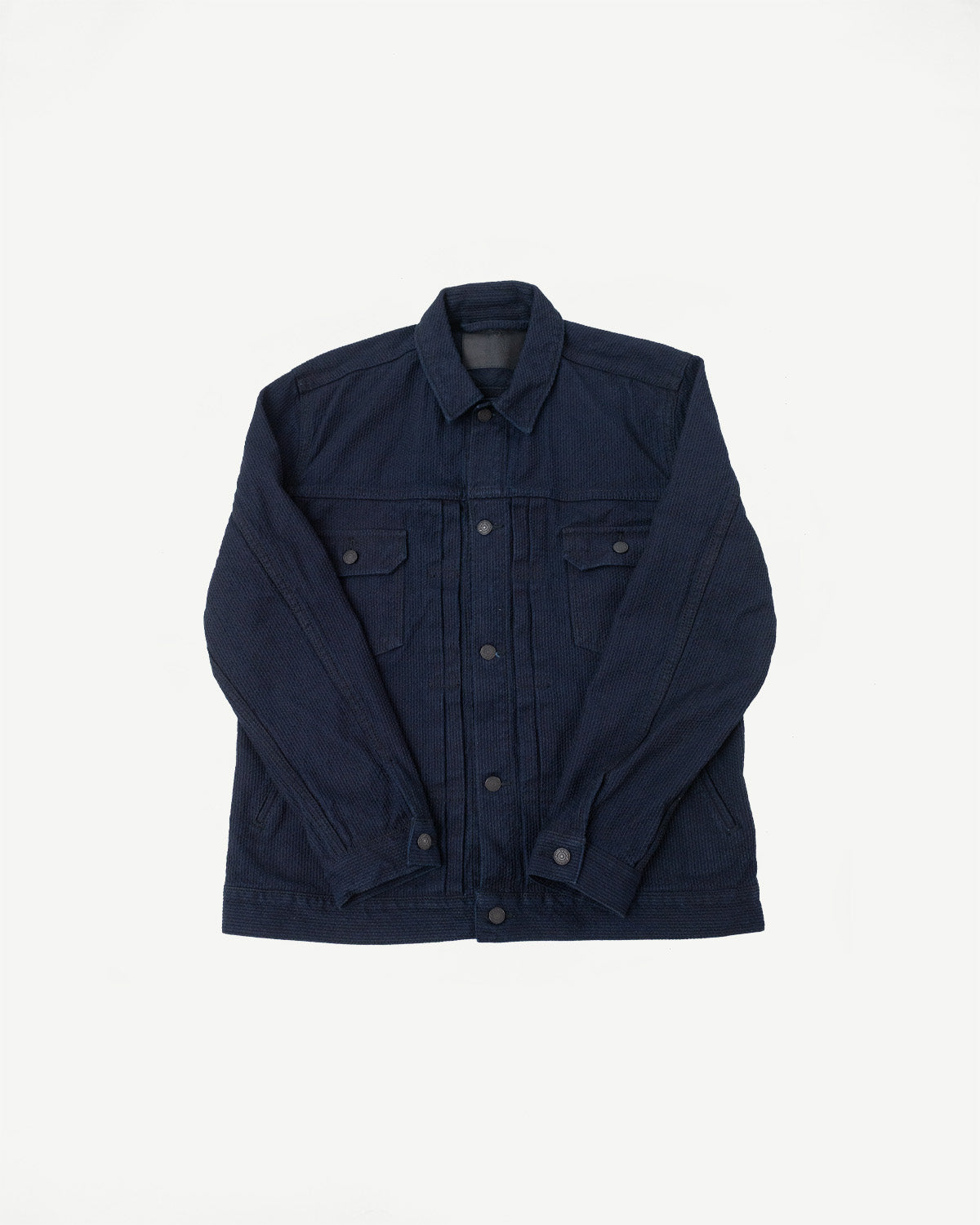 6220-ID - Sashiko Type II Jacket - Indigo x Black