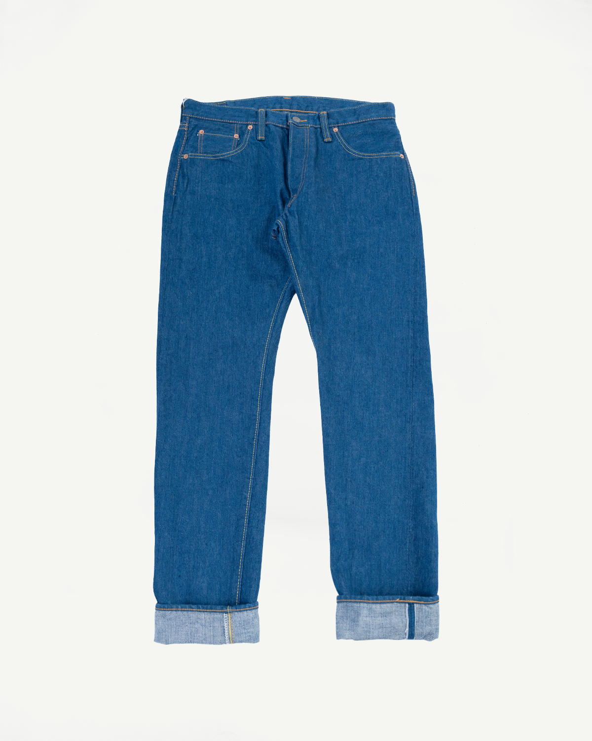 GRE-019 - 14oz Greencast Indigo Selvedge Jeans - Relaxed Tapered GRE-019 - 14oz Greencast Indigo Selvedge Jeans - Relaxed Tapered