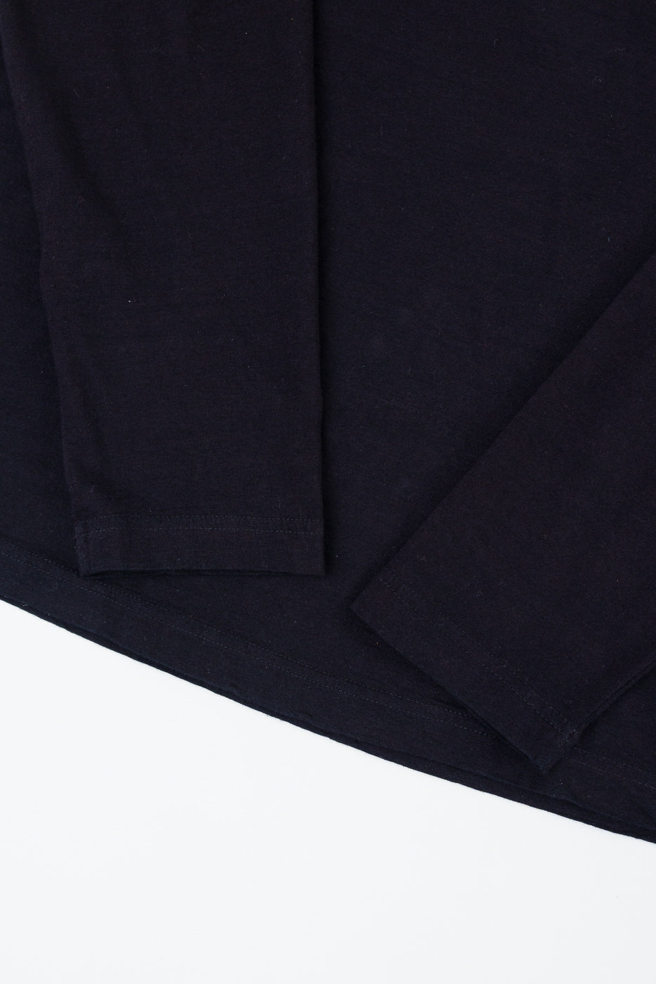 LS-5011-IDBK - Jersey Crew Neck Long Sleeve T-shirt - Black Indigo