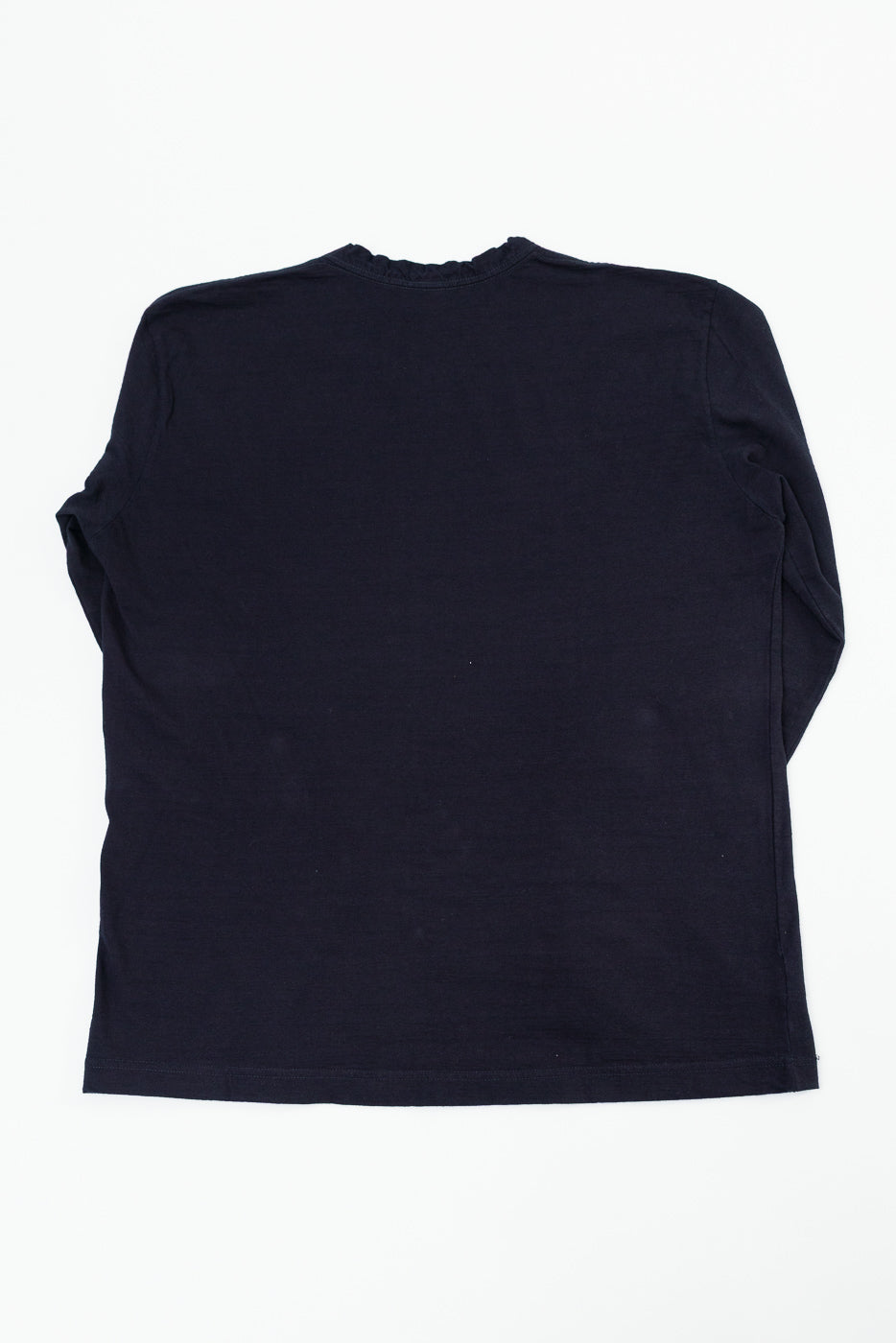 LS-5011-IDBK - Jersey Crew Neck Long Sleeve T-shirt - Black Indigo