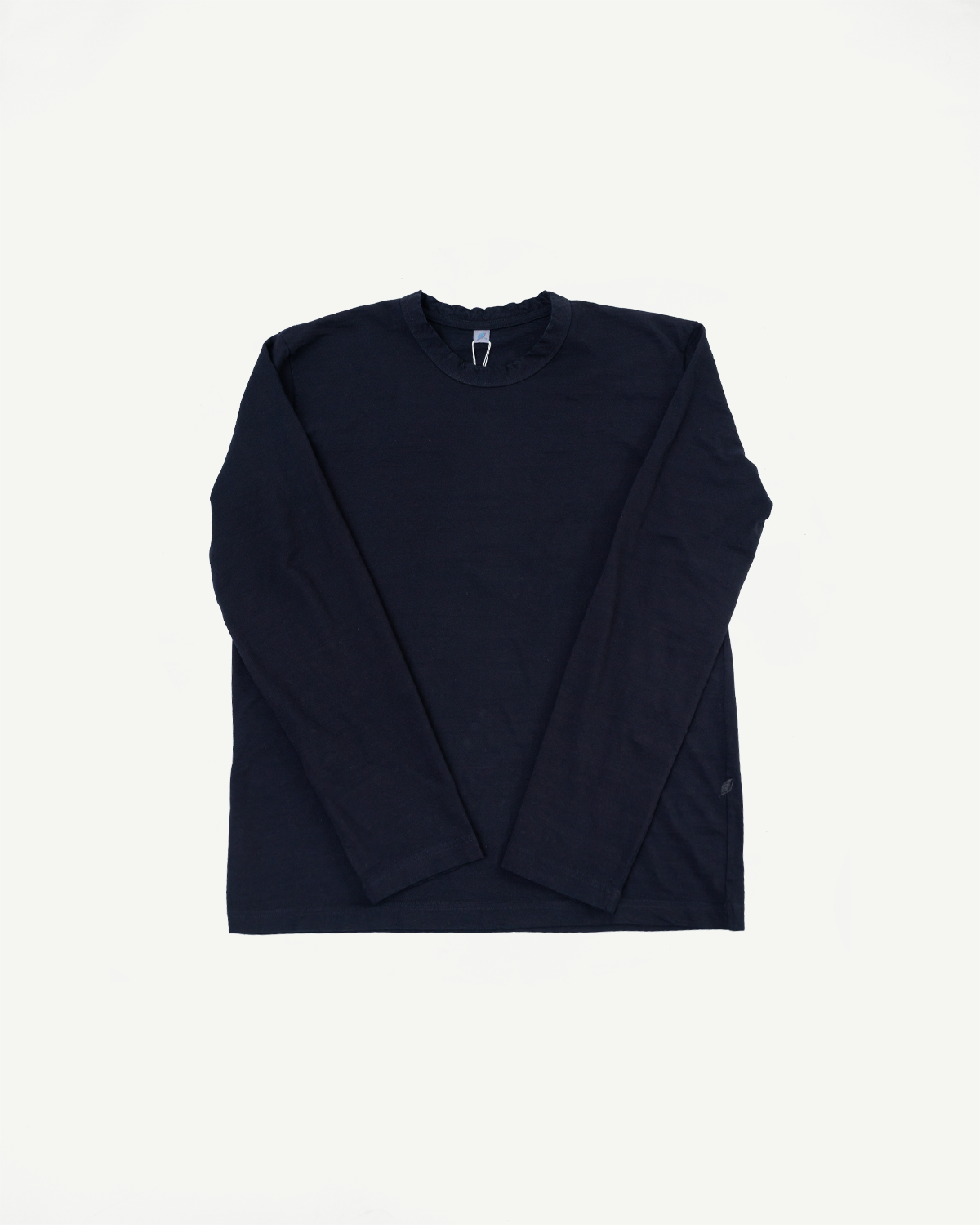 LS-5011-IDBK - Jersey Crew Neck Long Sleeve T-shirt - Black Indigo