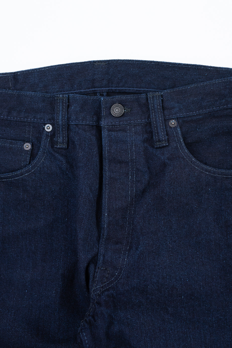 XX-003-IDBK - 14oz Indigo x Black Selvedge Jeans - Regular Straight