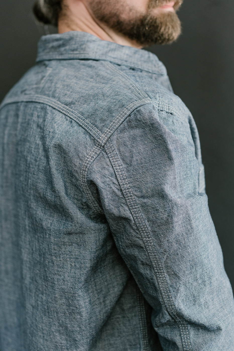 12oz Work Shirt - Rinsed Indigo Canvas