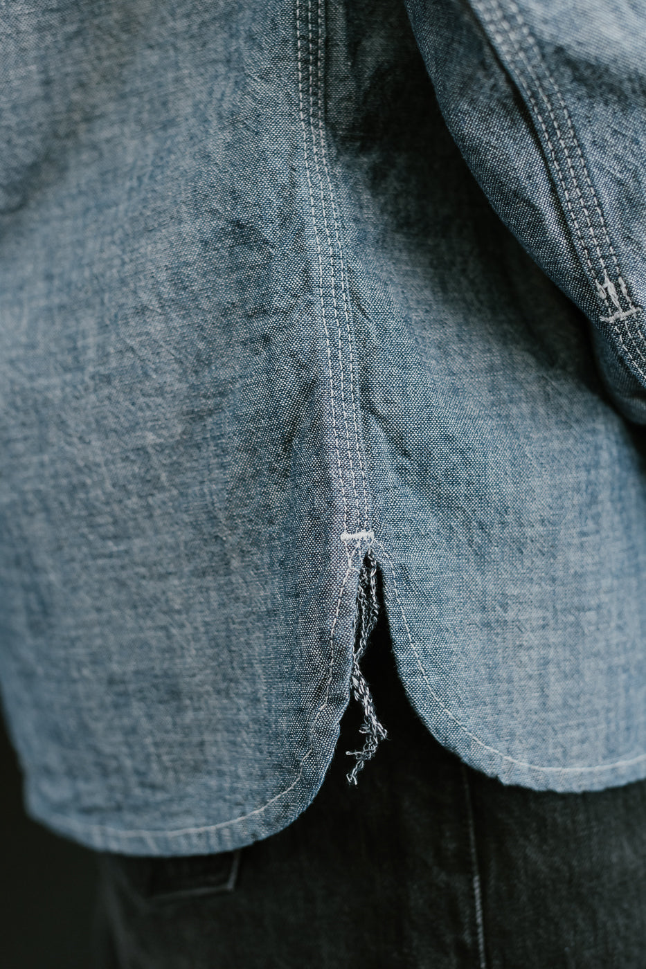 12oz Work Shirt - Rinsed Indigo Canvas