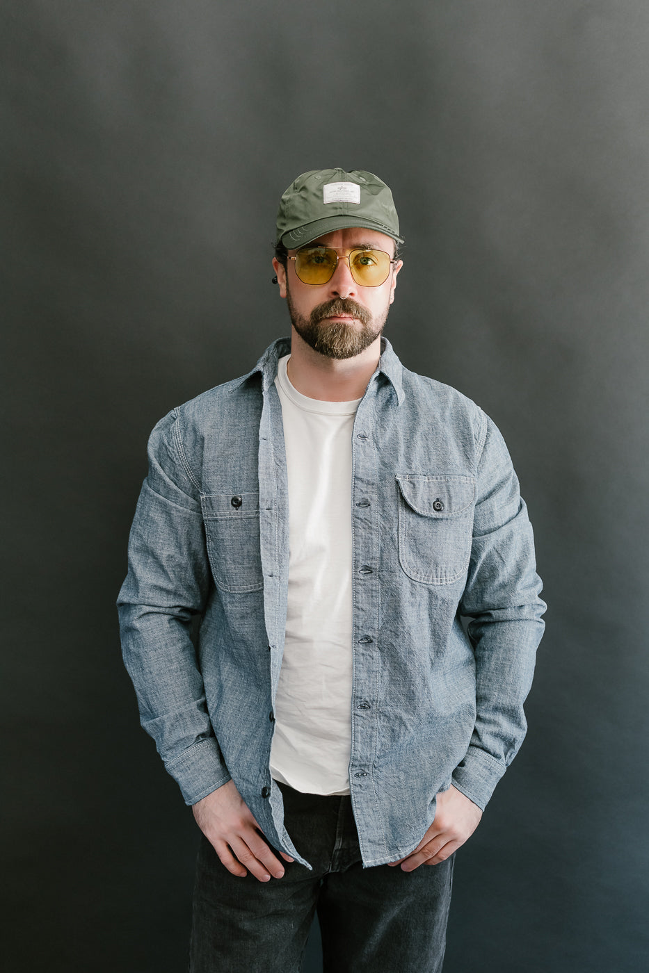 12oz Work Shirt - Rinsed Indigo Canvas