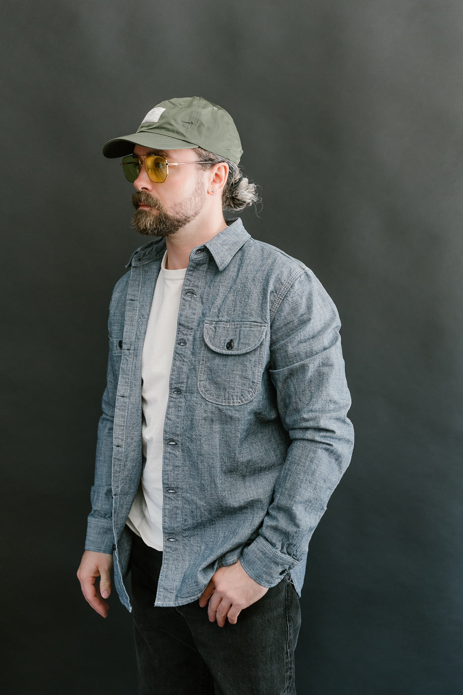 12oz Work Shirt - Rinsed Indigo Canvas