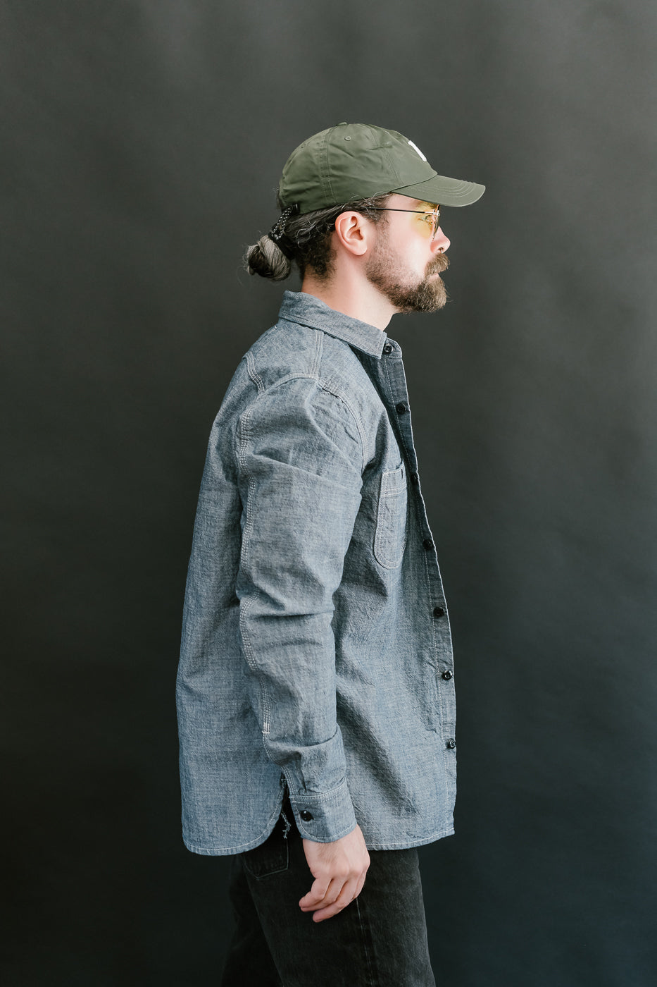 12oz Work Shirt - Rinsed Indigo Canvas
