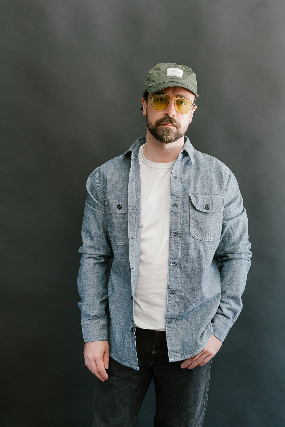 12oz Work Shirt - Rinsed Indigo Canvas