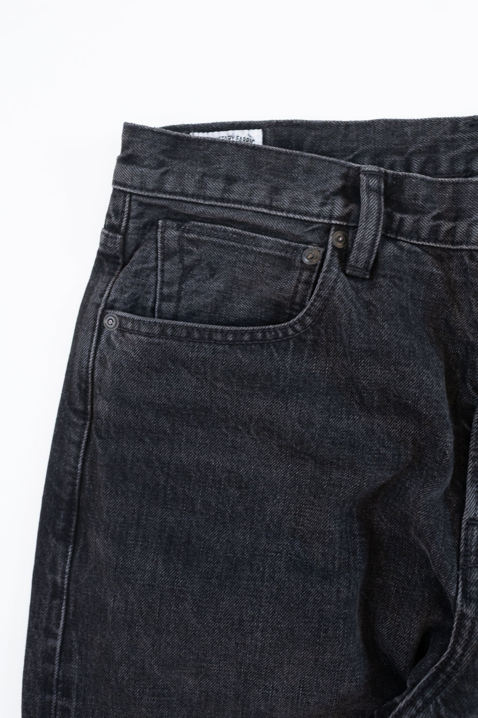 15oz - Washed Selvedge Strider Pant - Stealth