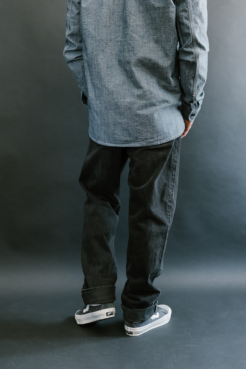 15oz - Washed Selvedge Strider Pant - Stealth