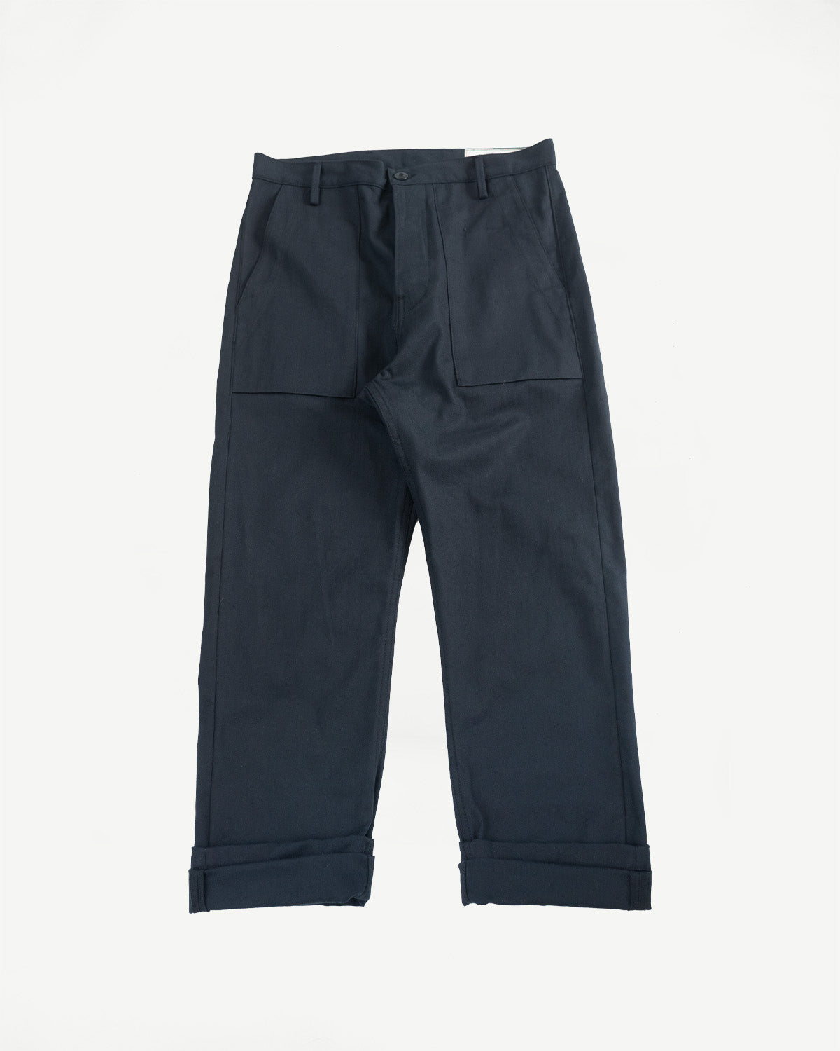 10oz - Herringbone Fatigue Pants - Black
