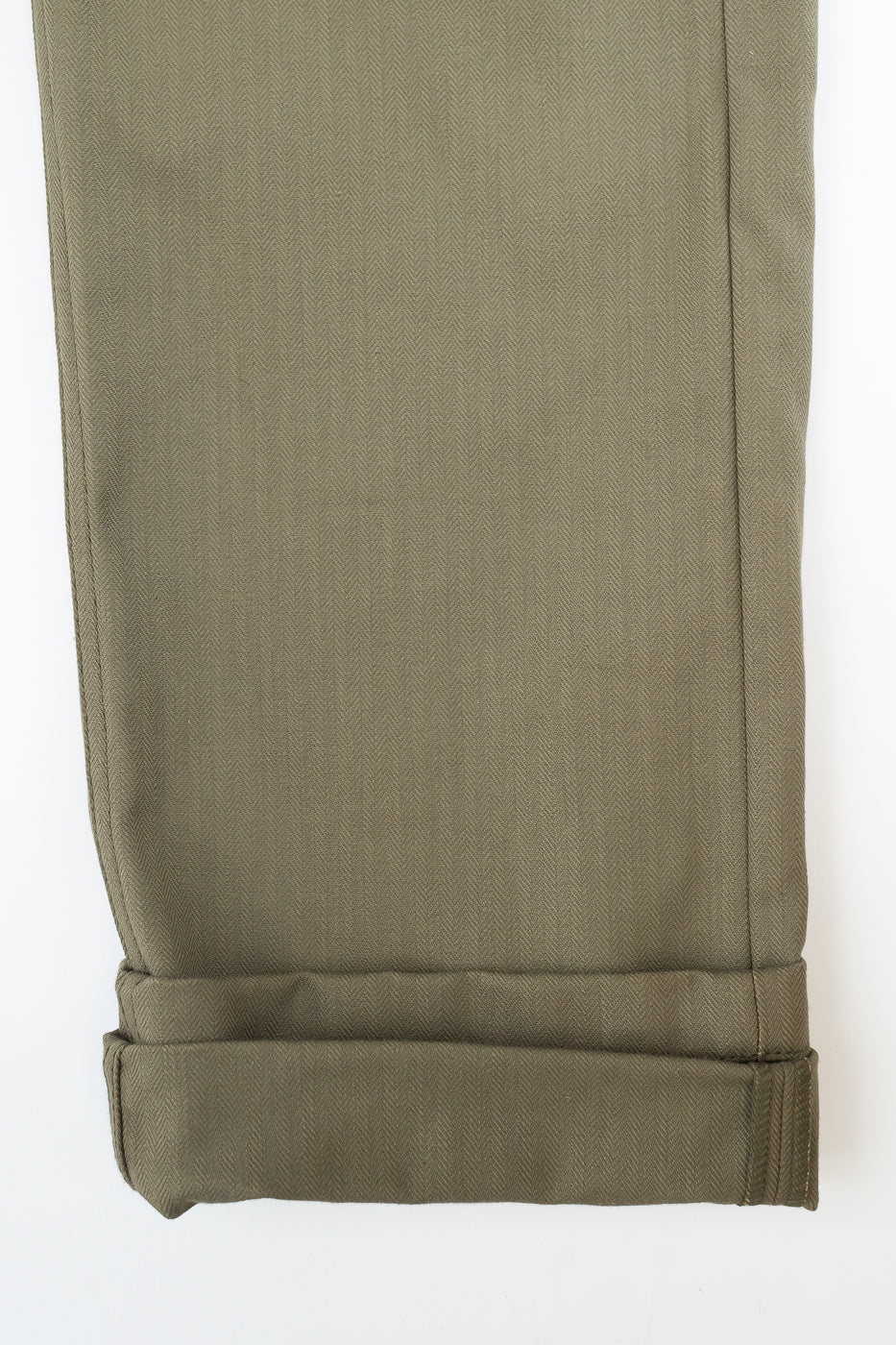 10oz - Herringbone Fatigue Pants - Olive
