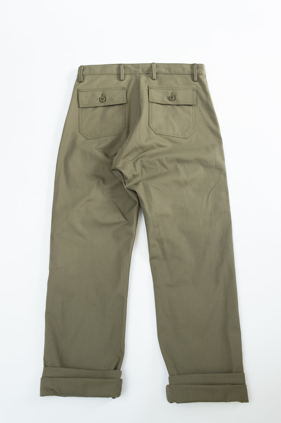 10oz - Herringbone Fatigue Pants - Olive