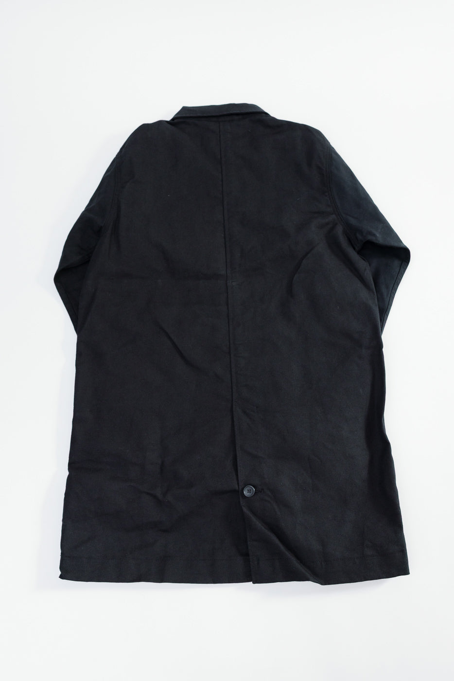 10oz - Trench Coat Dry Waxed Canvas - Black