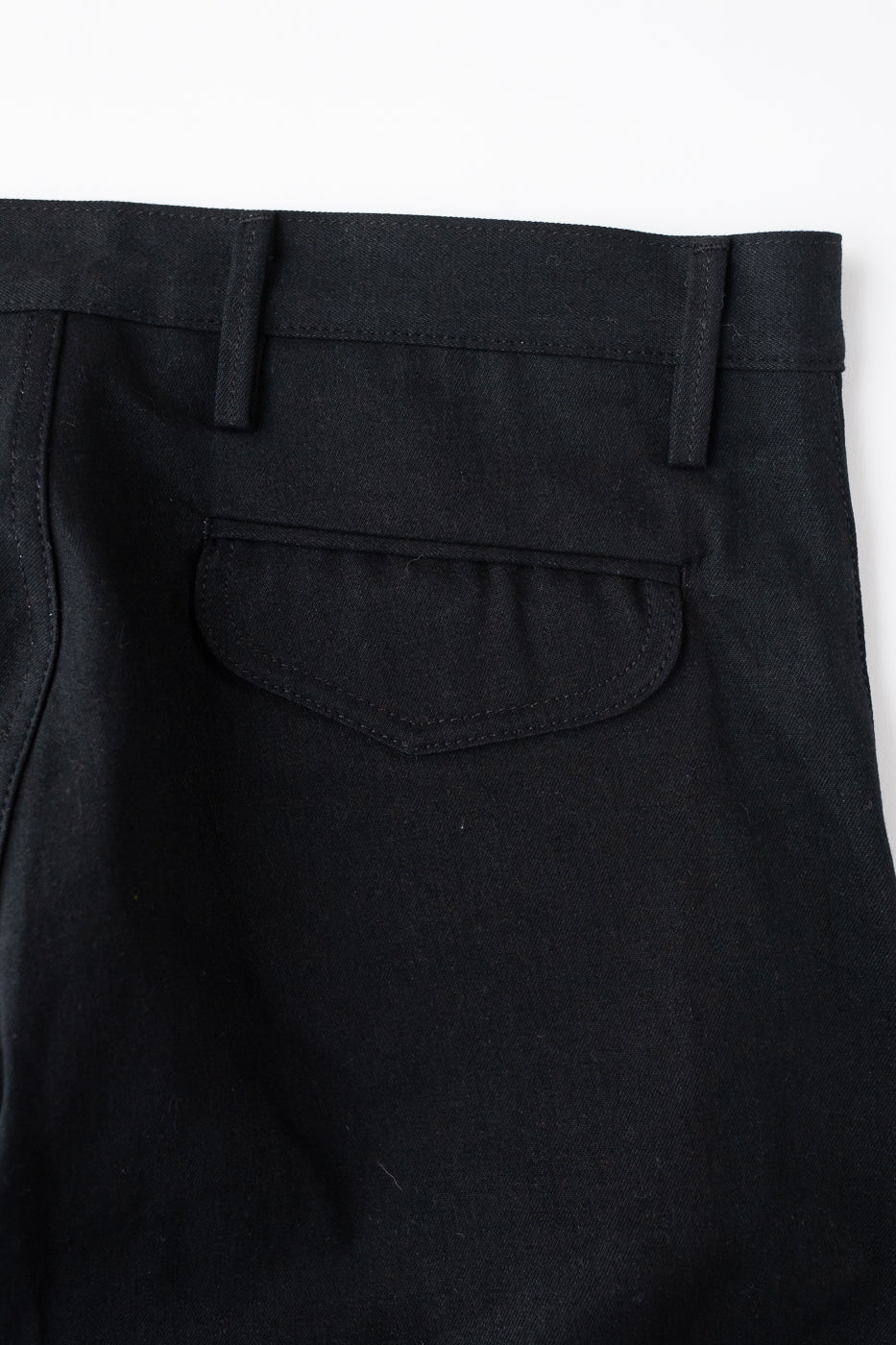 11oz Selvedge Officer Trouser High - Stealth