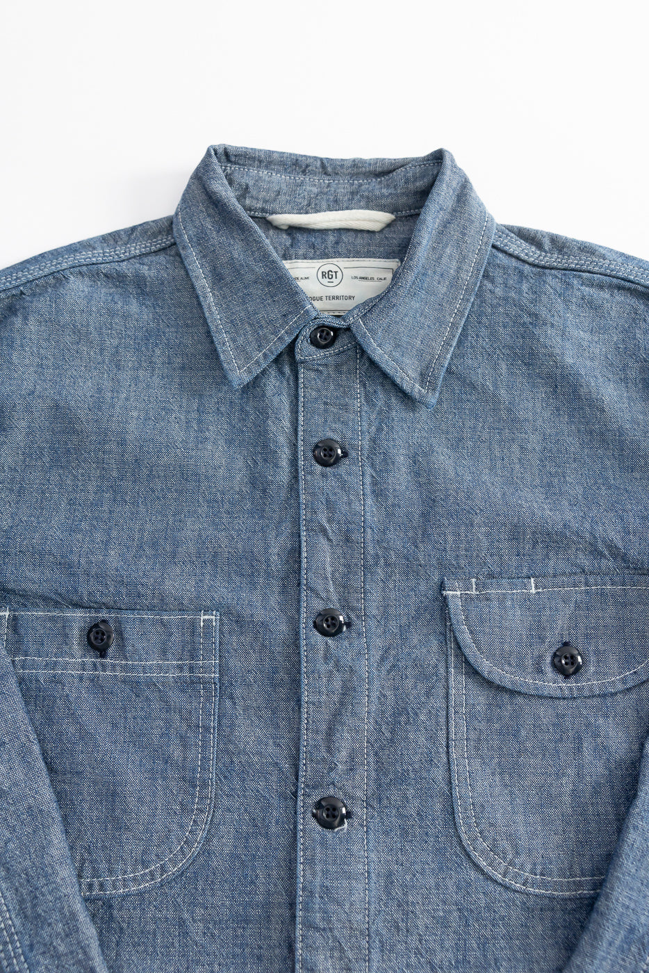 12oz Work Shirt - Rinsed Indigo Canvas | Dant