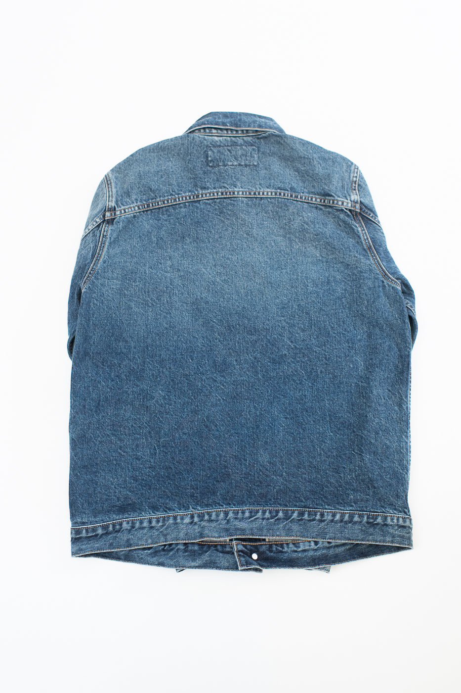 15oz - Medium Wash Indigo Selvedge Denim - Cruiser Jacket