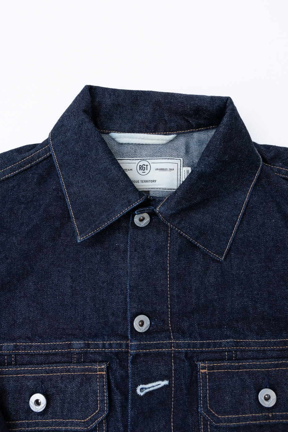 15oz - Rinsed Indigo Selvedge Denim - Cruiser Jacket