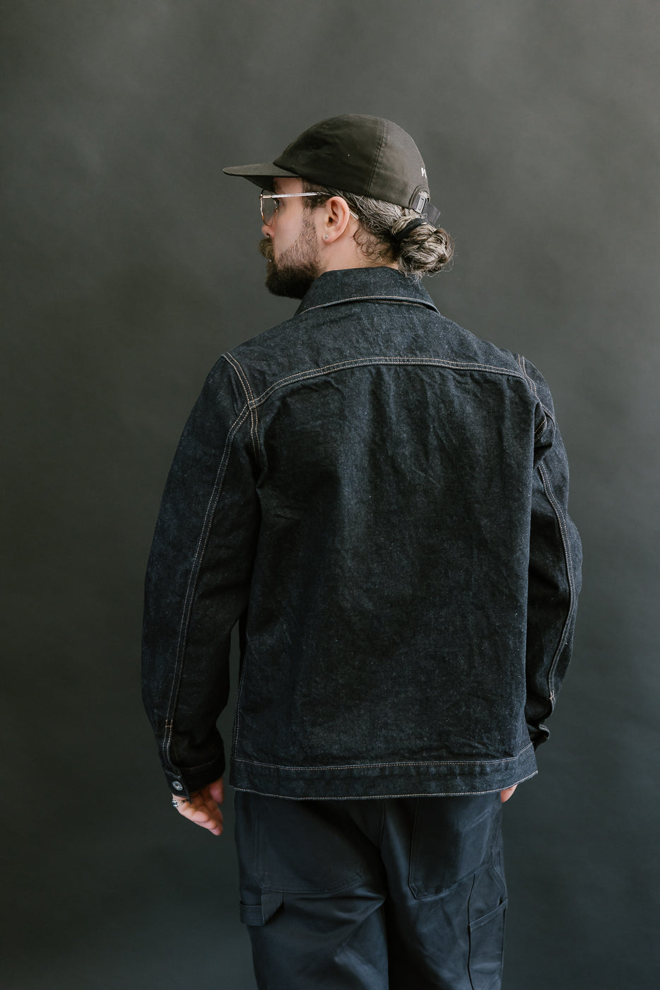 15oz - Rinsed Indigo Selvedge Denim - Cruiser Jacket