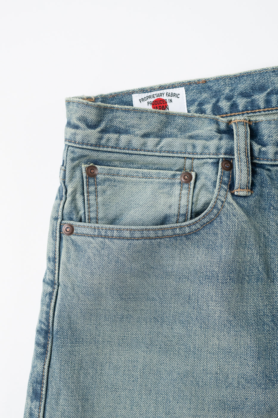 15oz - River Washed Selvedge Stanton Pant - Light Indigo