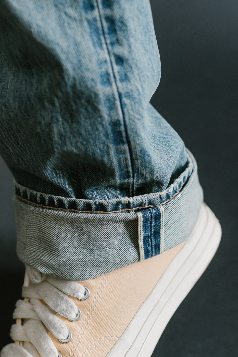 15oz - River Washed Selvedge Stanton Pant - Light Indigo